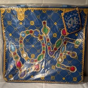 Brighton Blue and Multicolor Tote Bag